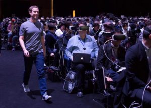 Mark Zuckerberg at Samsung's Virtual Reality Event in Barcelona